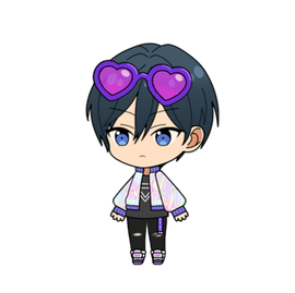 Hokuto Hidaka from Ensemble Stars, in his T4 Private Mod Chibi Outfit