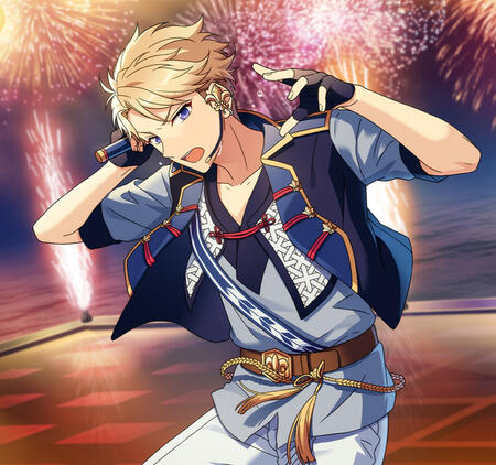 Arashi Narukami from Ensemble Stars, in her Bloomed Self-Love and Love Card